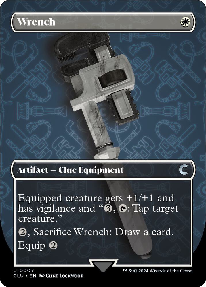 Wrench (Borderless) 7 card from Ravnica: Clue Edition
