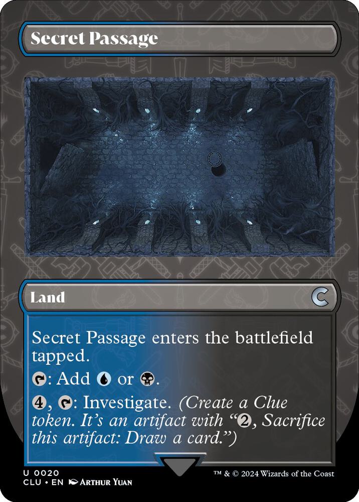 Secret Passage (Borderless) 20 card from Ravnica: Clue Edition