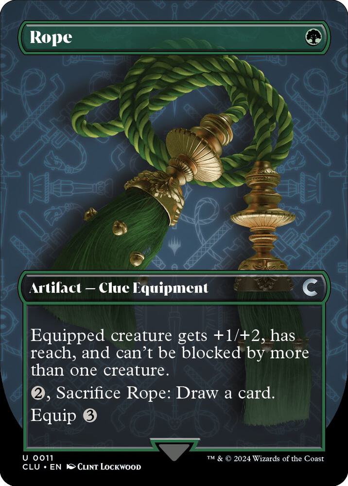 Rope (Borderless) 11 card from Ravnica: Clue Edition