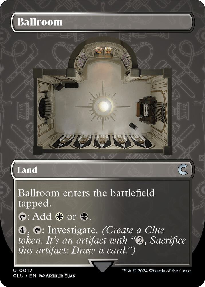 Ballroom (Borderless) 12 card from Ravnica: Clue Edition