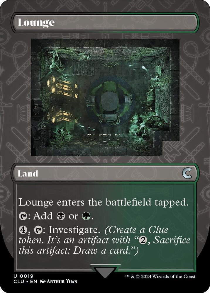 Lounge (Borderless) 19 card from Ravnica: Clue Edition