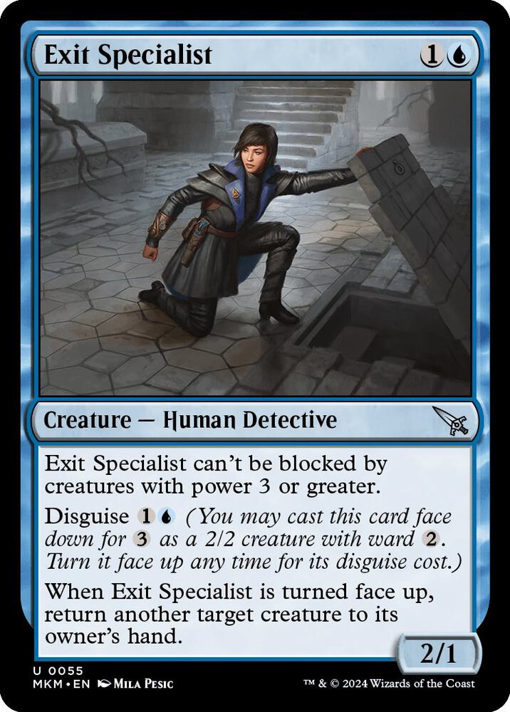 Exit Specialist 55 card from Murders at Karlov Manor