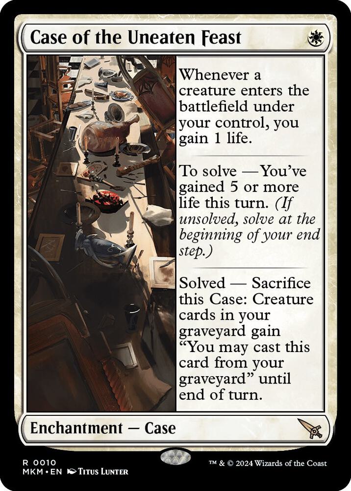 Case of the Uneaten Feast 10 card from Murders at Karlov Manor