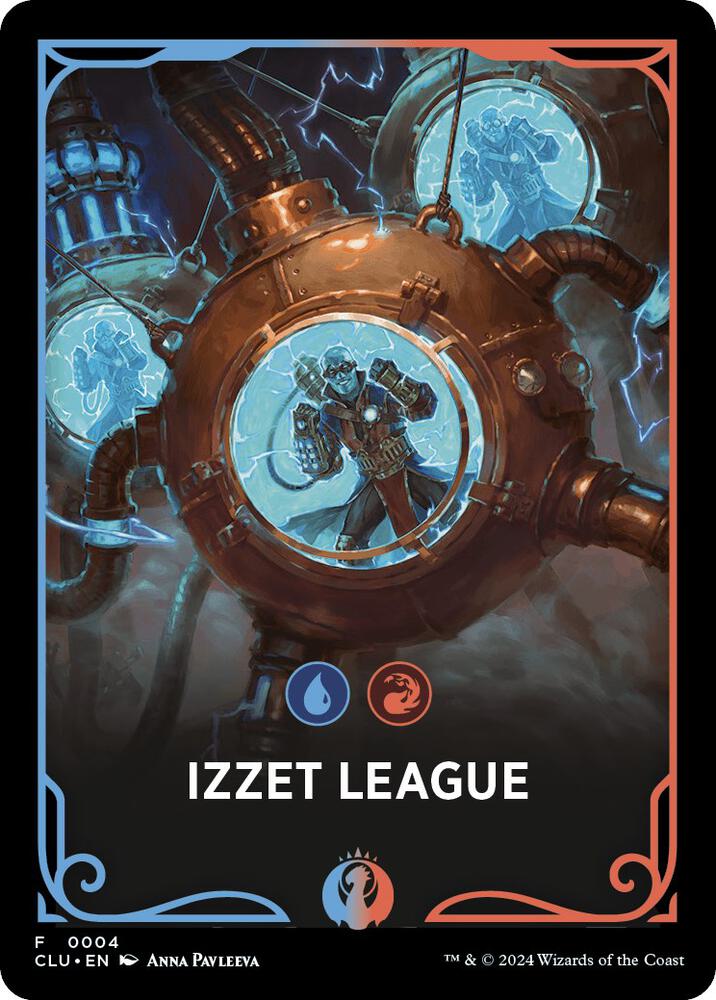 Izzet League Theme Card 4 card from Ravnica: Clue Edition