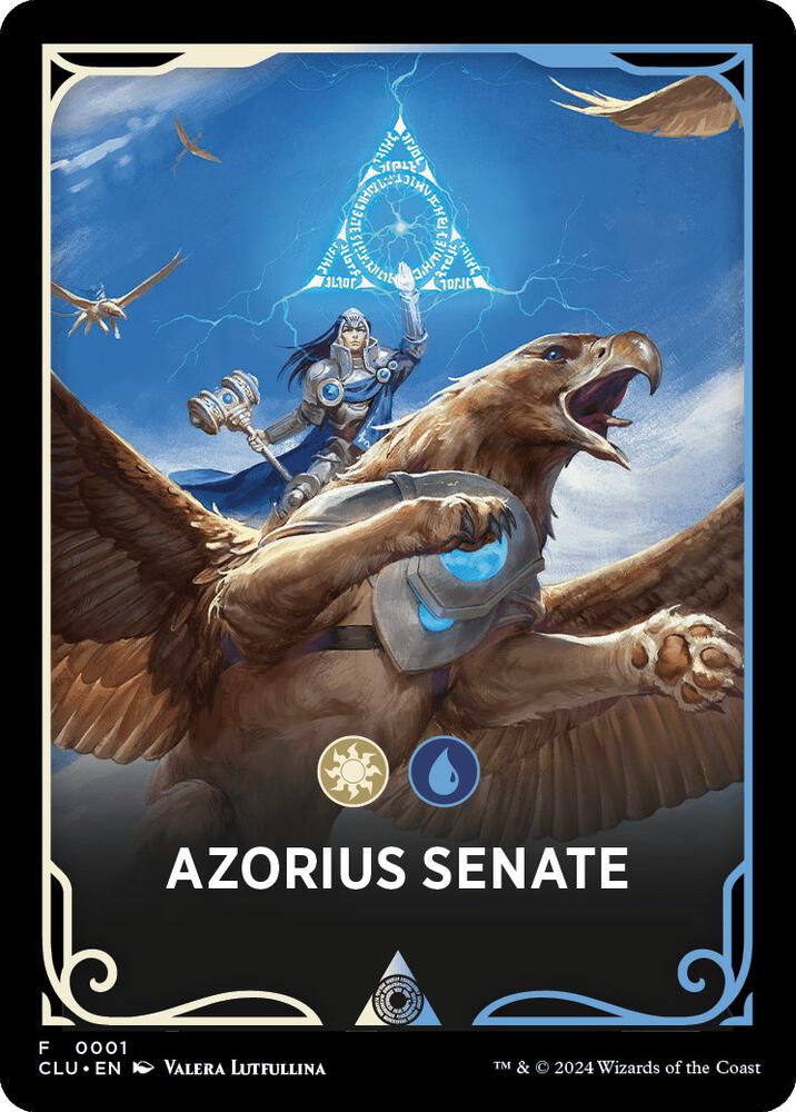Azorius Senate Theme Card 1 card from Ravnica: Clue Edition