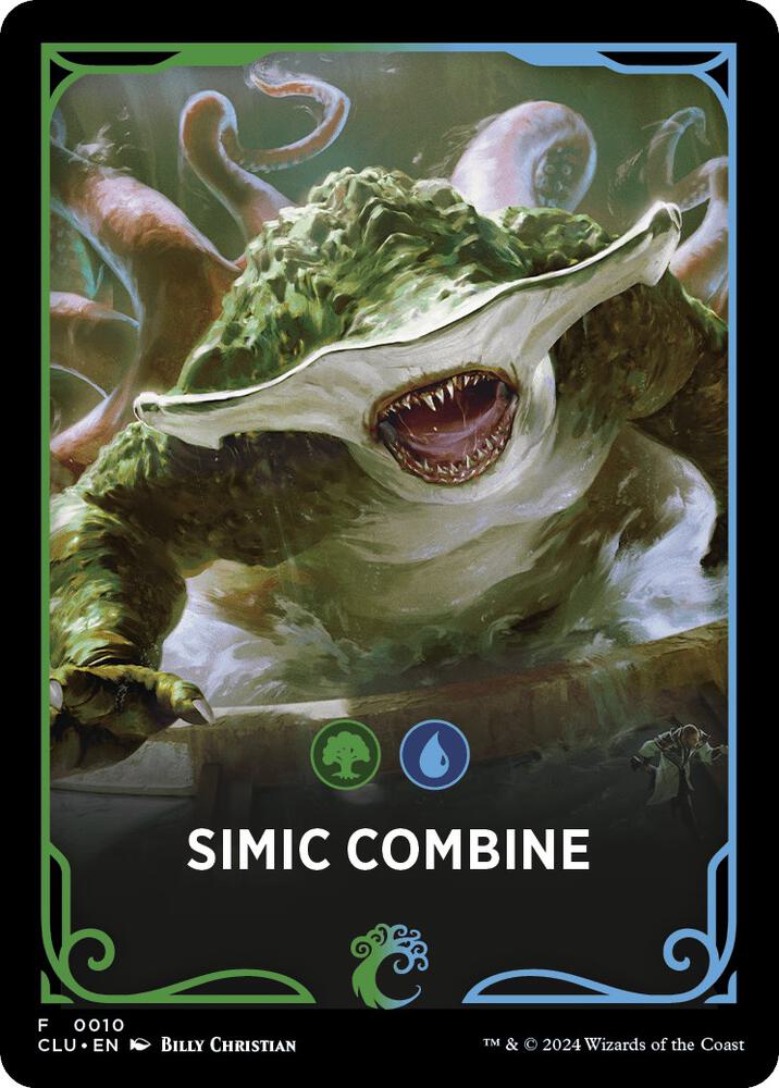 Simic Combine Theme Card 10 card from Ravnica: Clue Edition