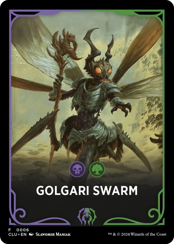 Golgari Swarm Theme Card 6 card from Ravnica: Clue Edition