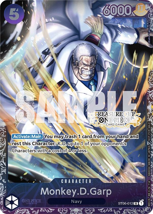 Monkey.D.Garp (Treasure Cup) ST06-012 card from One Piece Promotion Cards