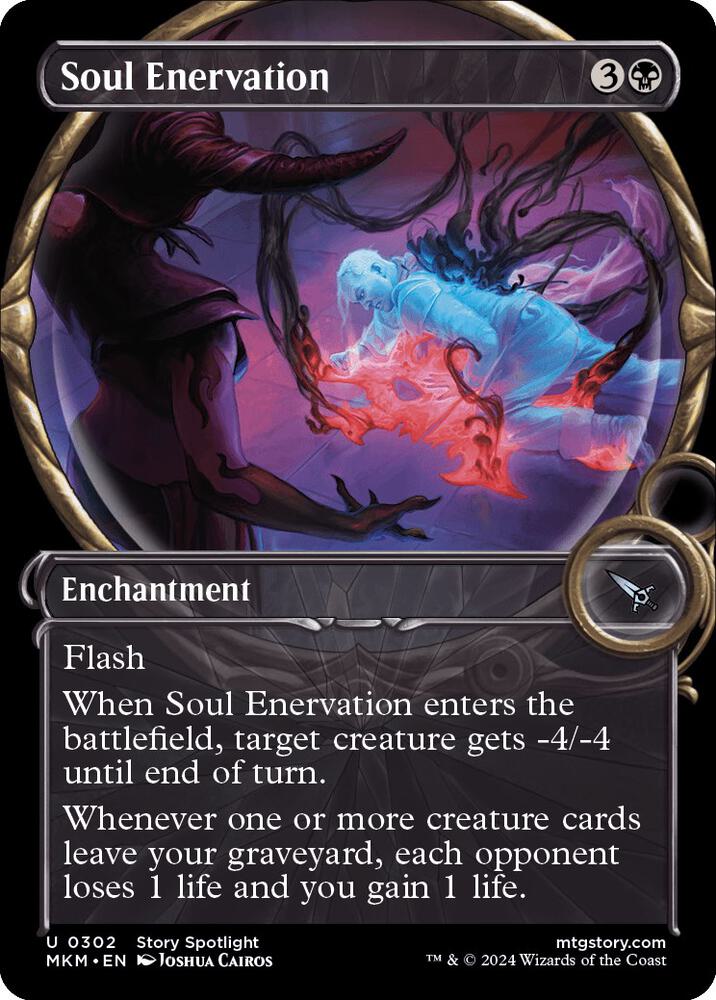 Soul Enervation (Showcase) 302 card from Murders at Karlov Manor