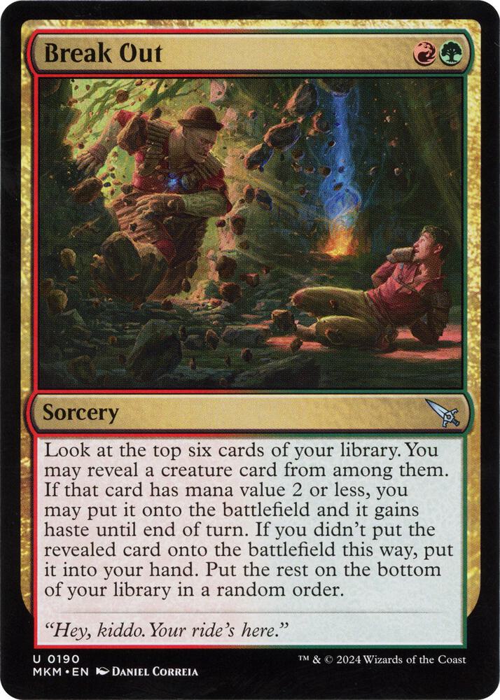 Break Out (a) 190 card from Murders at Karlov Manor