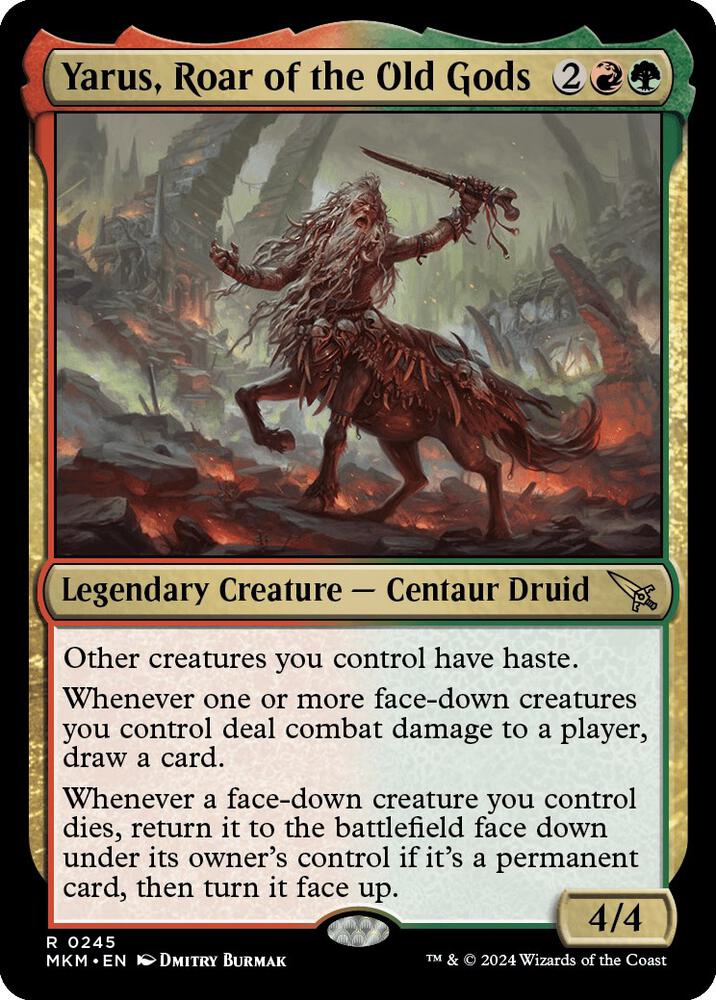 Yarus, Roar of the Old Gods 245 card from Murders at Karlov Manor