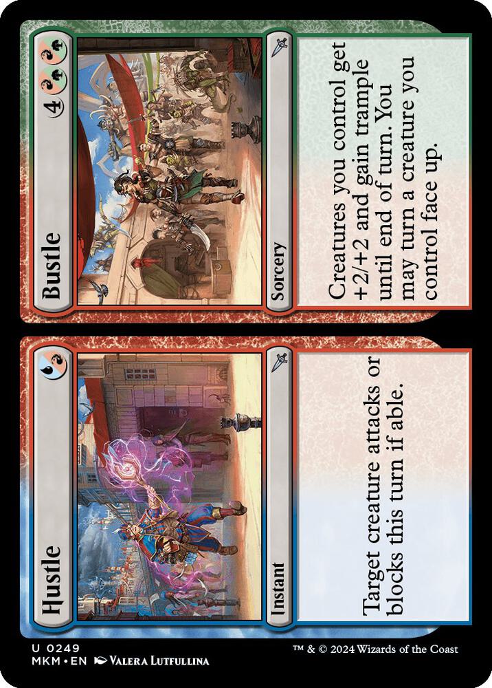Hustle // Bustle 249 card from Murders at Karlov Manor