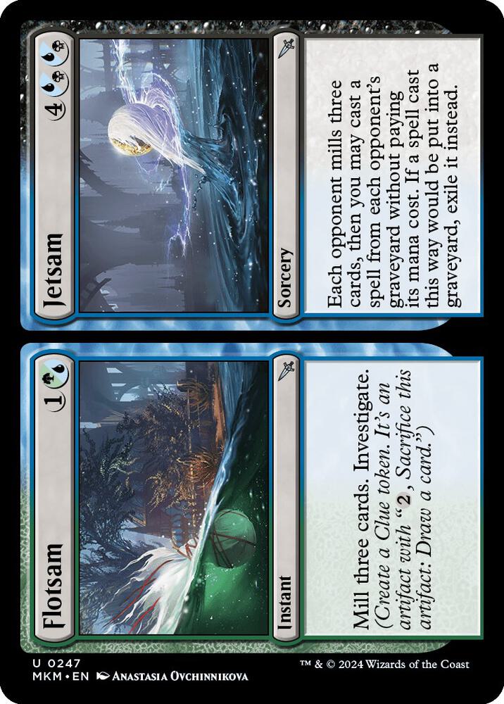 Flotsam // Jetsam 247 card from Murders at Karlov Manor