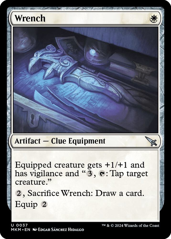 Wrench 37 card from Murders at Karlov Manor