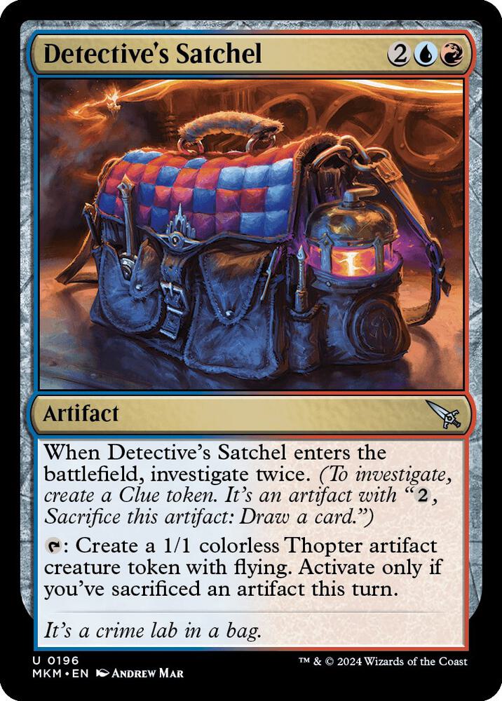 Detective's Satchel 196 card from Murders at Karlov Manor