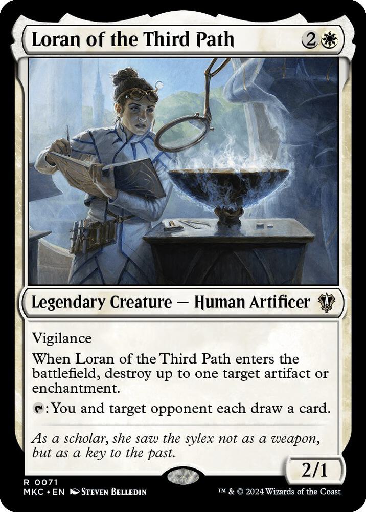 Loran of the Third Path 71 card from Commander: Murders at Karlov Manor