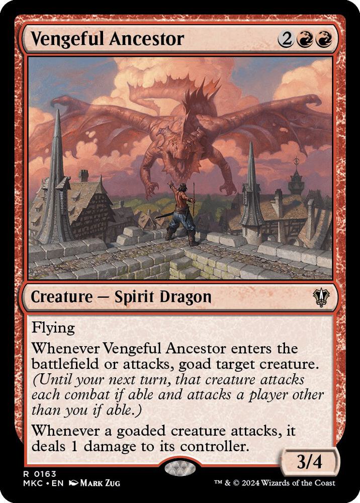Vengeful Ancestor 163 card from Commander: Murders at Karlov Manor