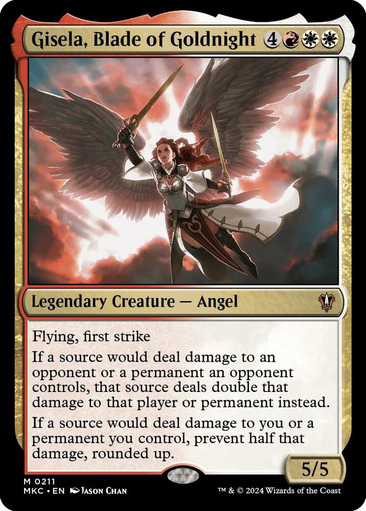 Gisela, Blade of Goldnight 211 card from Commander: Murders at Karlov Manor