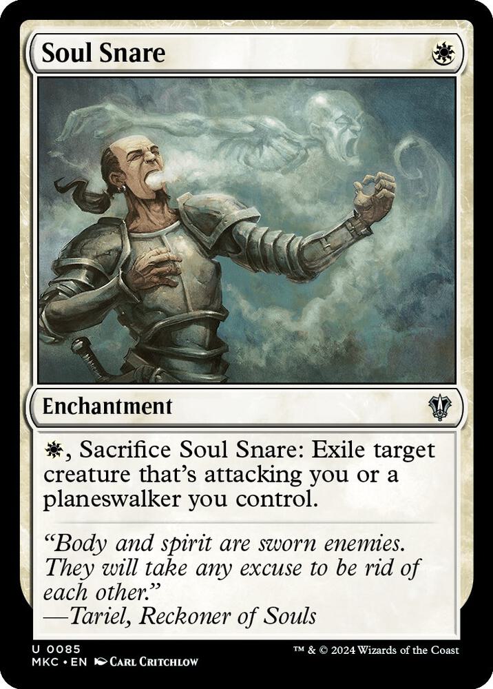 Soul Snare 85 card from Commander: Murders at Karlov Manor