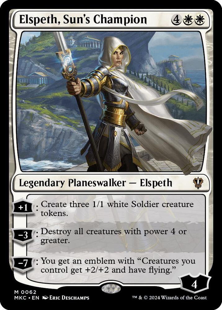Elspeth, Sun's Champion 62 card from Commander: Murders at Karlov Manor