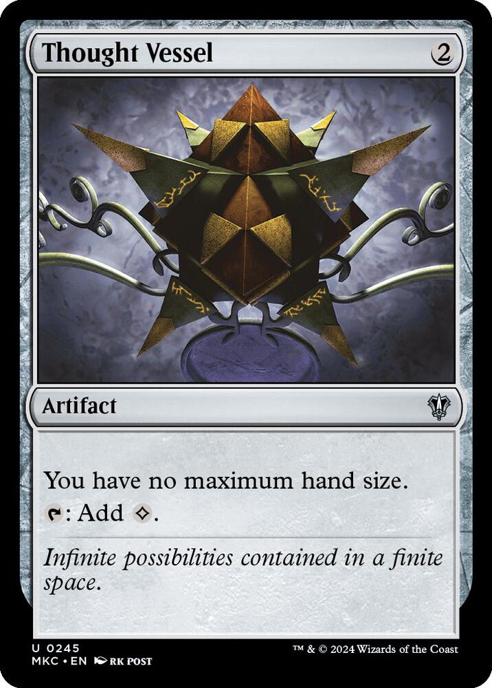 Thought Vessel 245 card from Commander: Murders at Karlov Manor