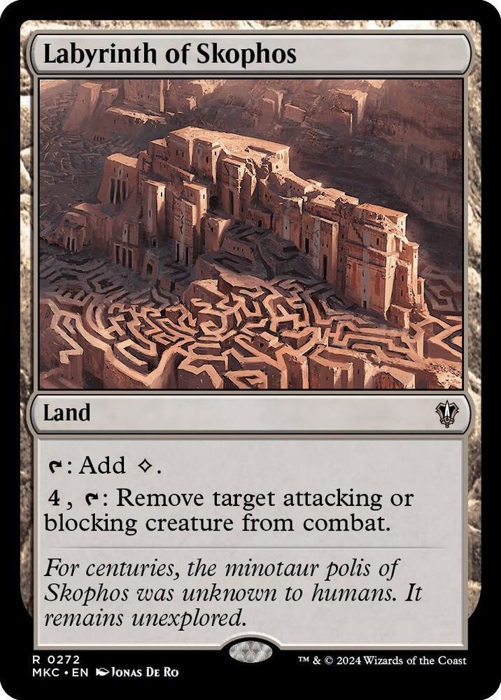 Labyrinth of Skophos 272 card from Commander: Murders at Karlov Manor
