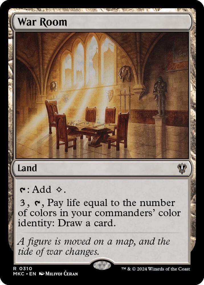 War Room 310 card from Commander: Murders at Karlov Manor