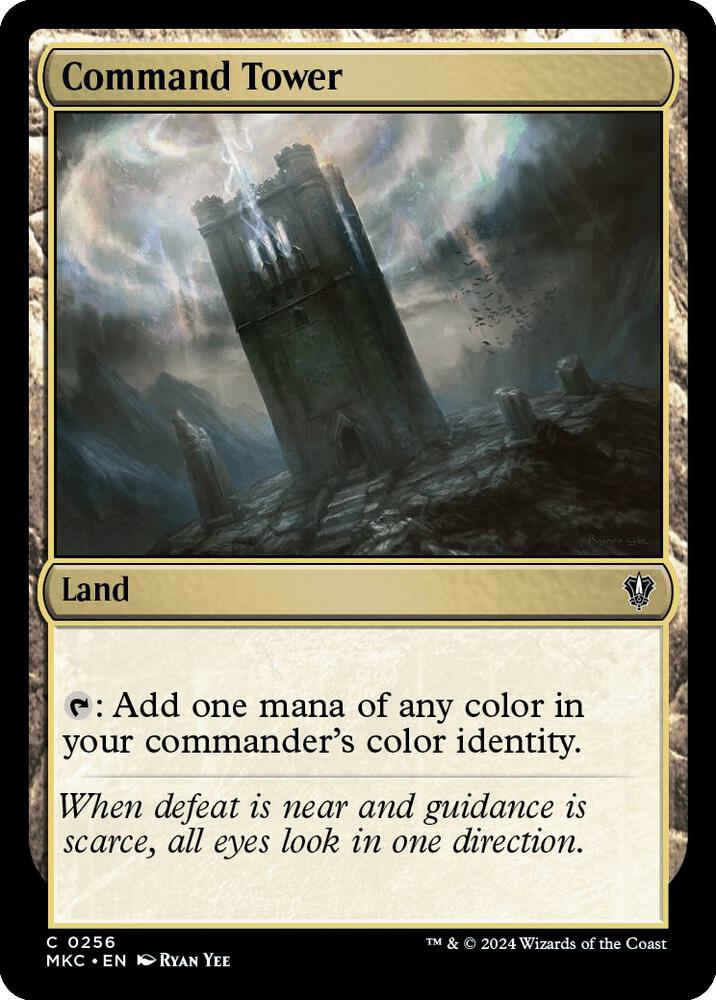 Command Tower 256 card from Commander: Murders at Karlov Manor