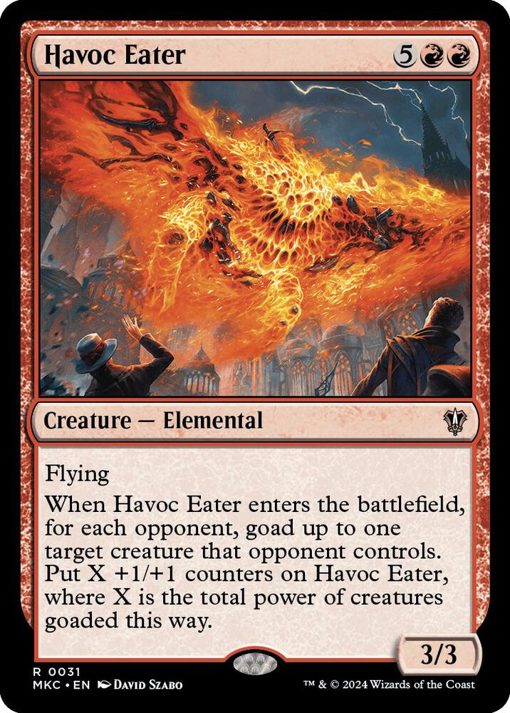 Havoc Eater 31 card from Commander: Murders at Karlov Manor