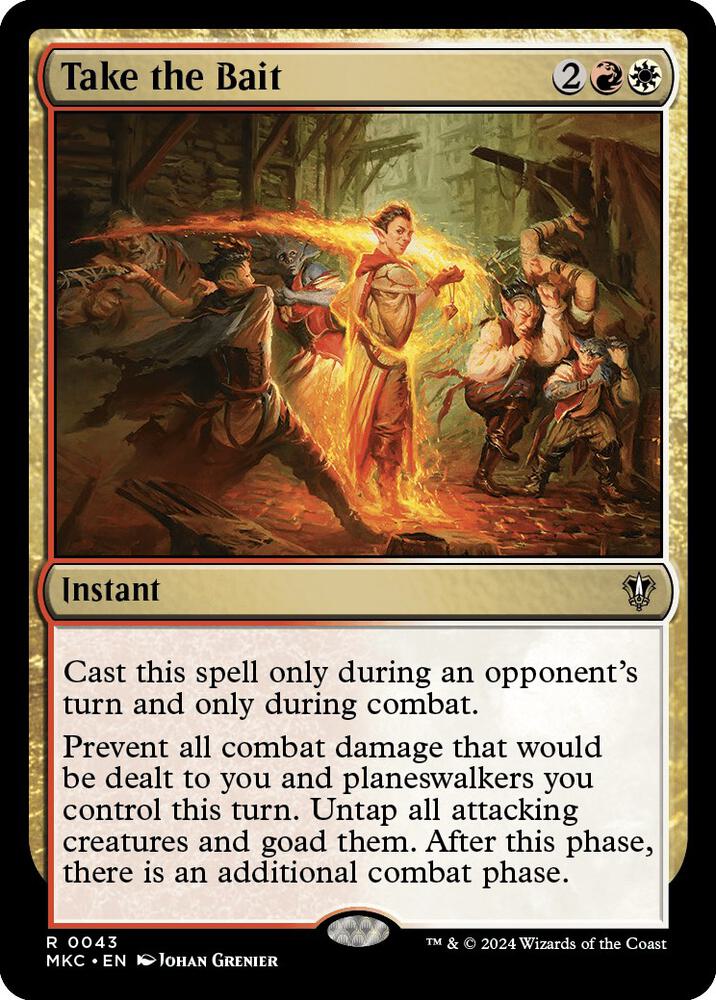 Take the Bait 43 card from Commander: Murders at Karlov Manor