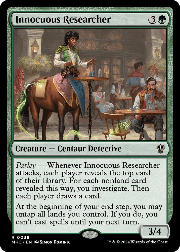 Innocuous Researcher 38 card from Commander: Murders at Karlov Manor