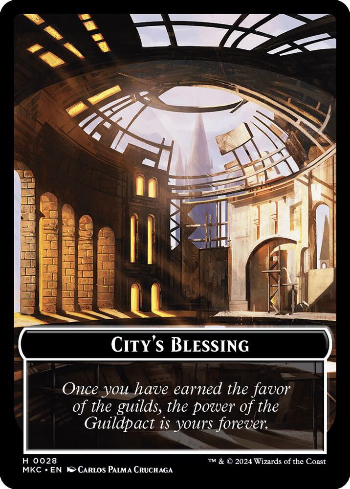 City's Blessing // Human Soldier Double-Sided Token 28 // 2 card from Commander: Murders at Karlov Manor