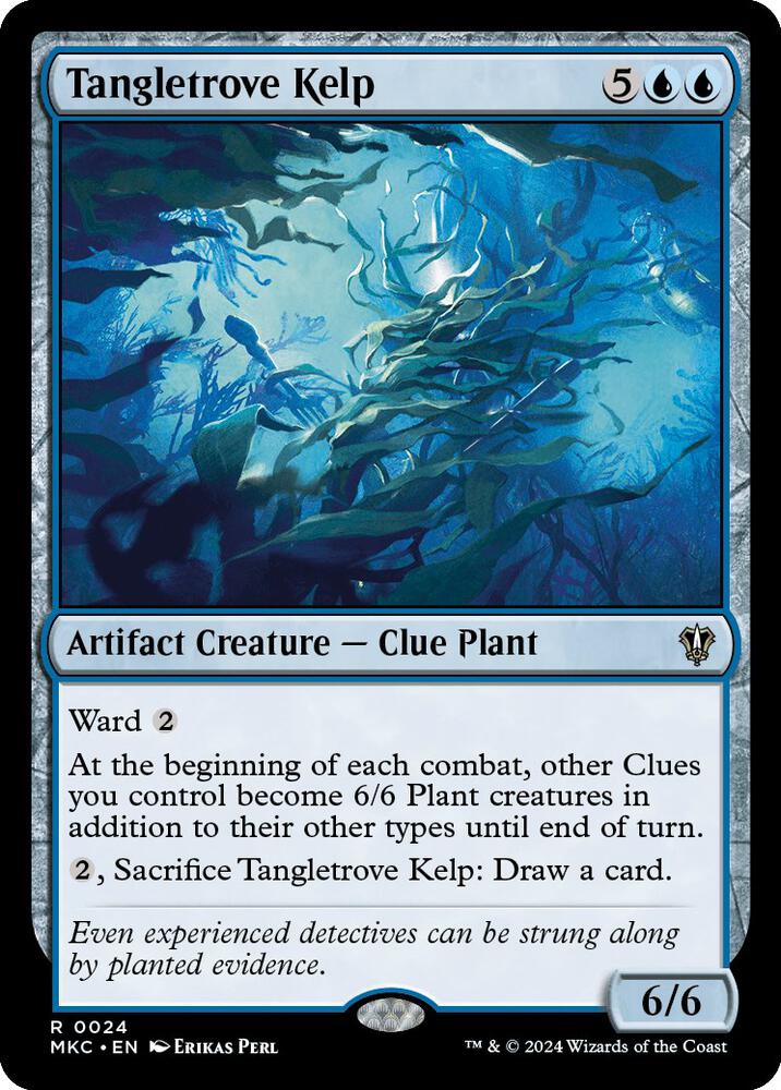Tangletrove Kelp 24 card from Commander: Murders at Karlov Manor