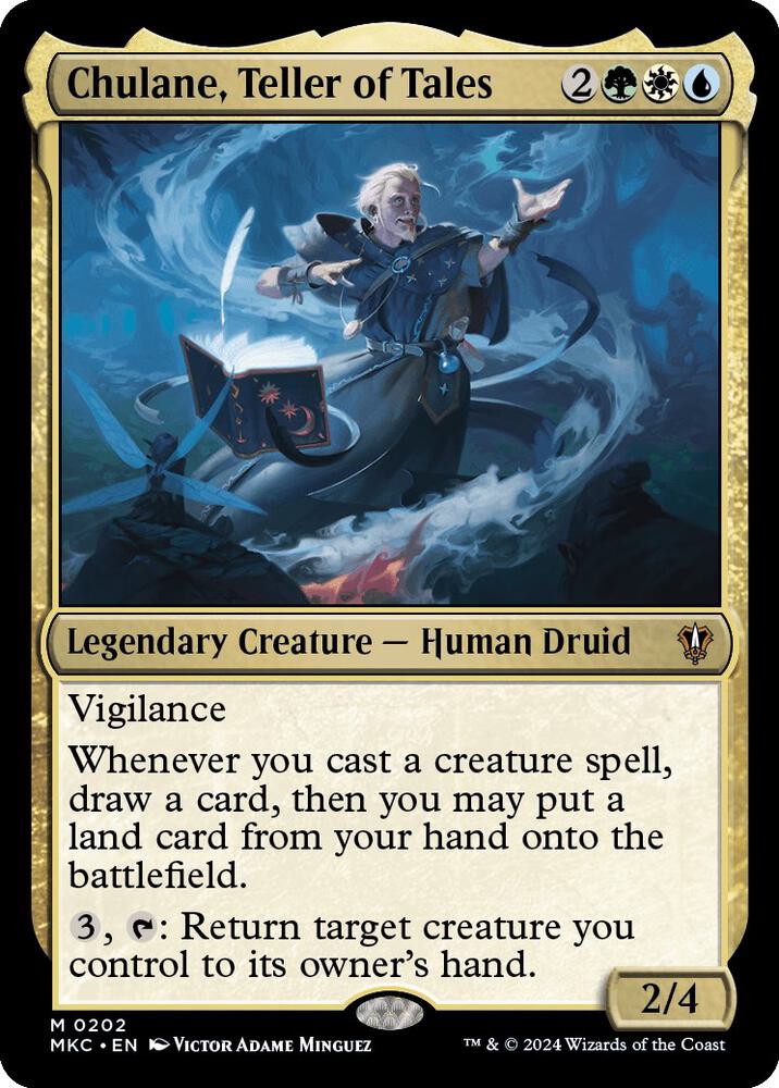 Chulane, Teller of Tales 202 card from Commander: Murders at Karlov Manor