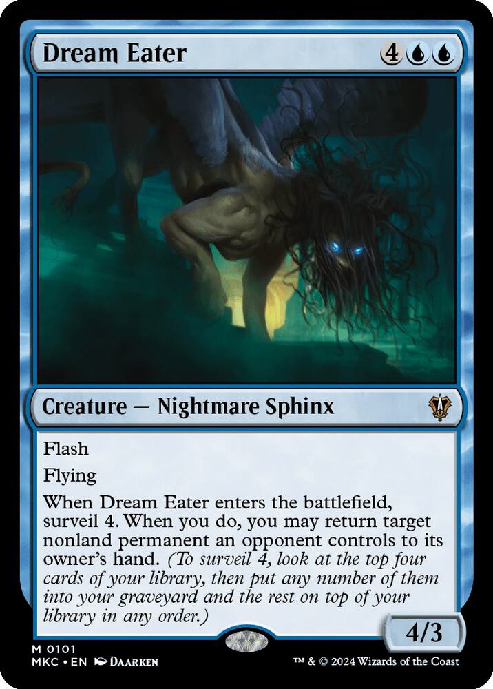 Dream Eater 101 card from Commander: Murders at Karlov Manor