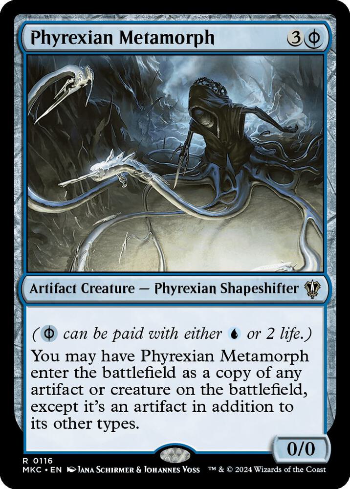 Phyrexian Metamorph 116 card from Commander: Murders at Karlov Manor