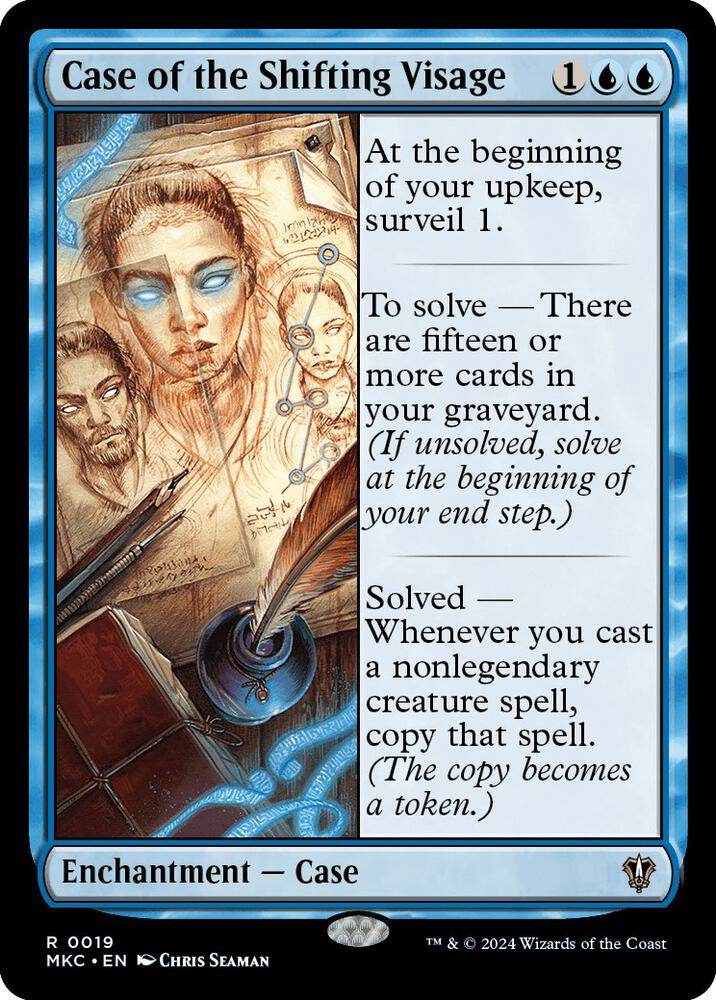 Case of the Shifting Visage 19 card from Commander: Murders at Karlov Manor
