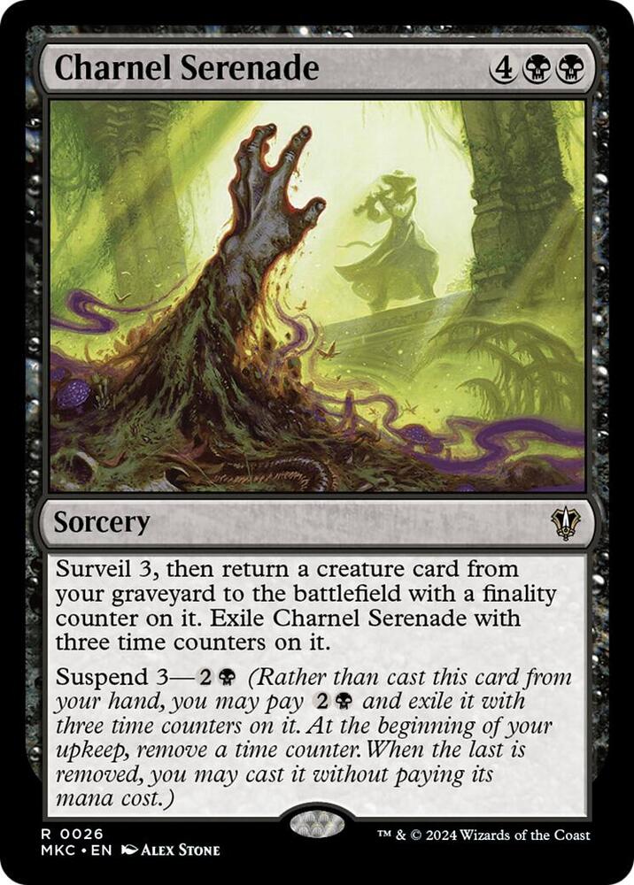 Charnel Serenade 26 card from Commander: Murders at Karlov Manor