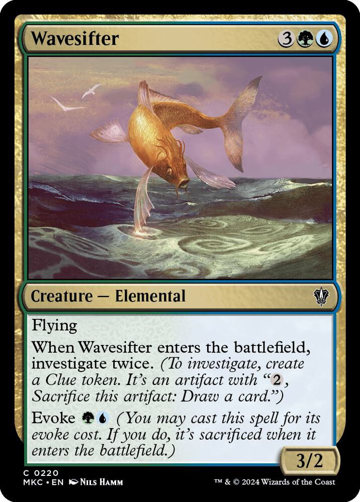 Wavesifter 220 card from Commander: Murders at Karlov Manor