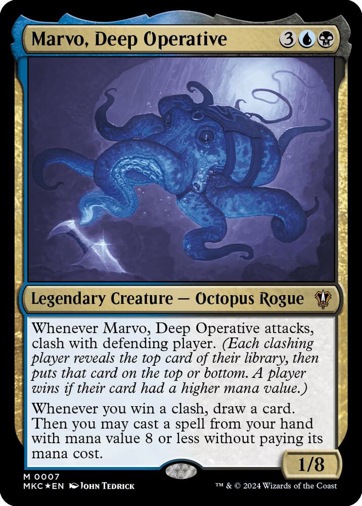 Marvo, Deep Operative 7 card from Commander: Murders at Karlov Manor