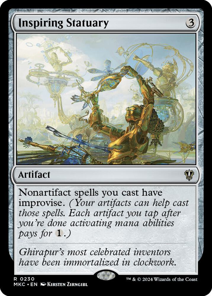 Inspiring Statuary 230 card from Commander: Murders at Karlov Manor