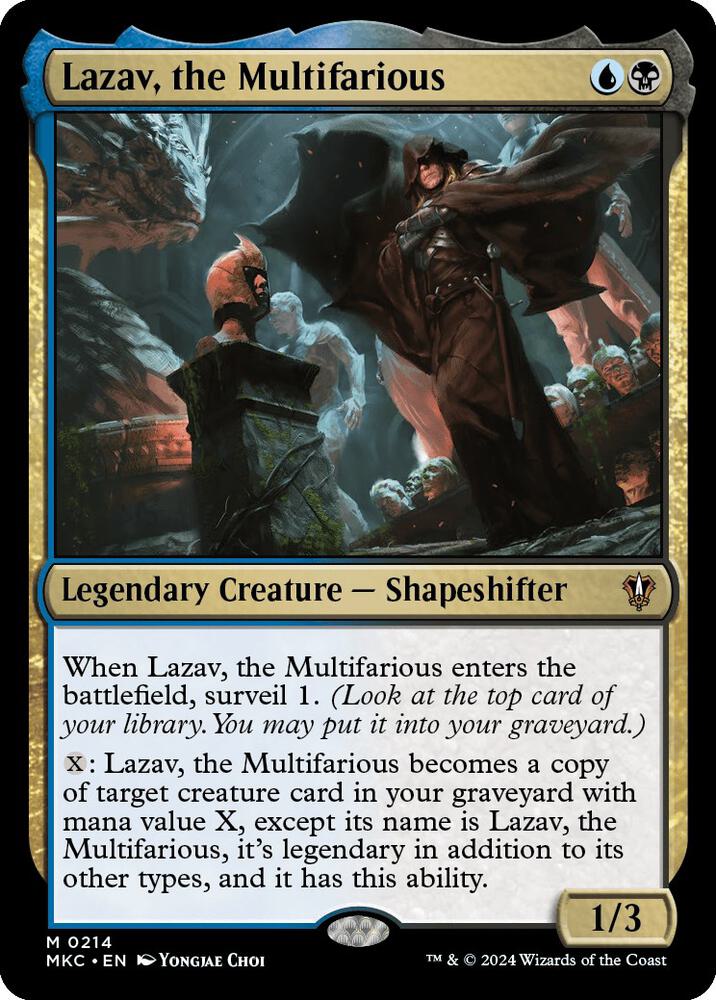 Lazav, the Multifarious 214 card from Commander: Murders at Karlov Manor