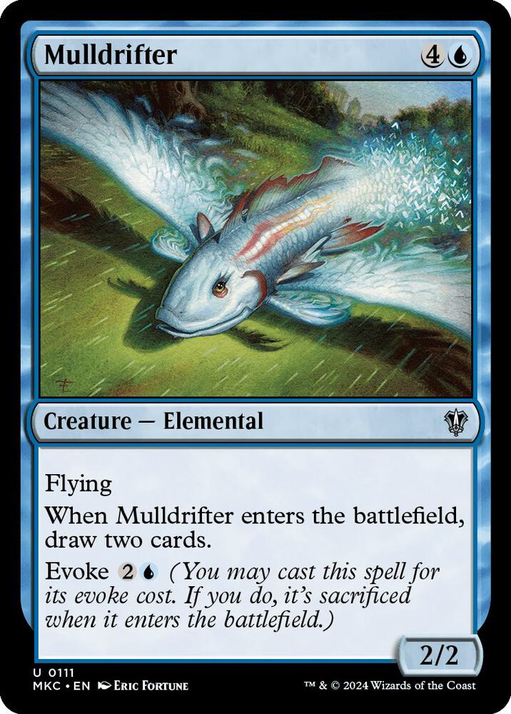 Mulldrifter 111 card from Commander: Murders at Karlov Manor