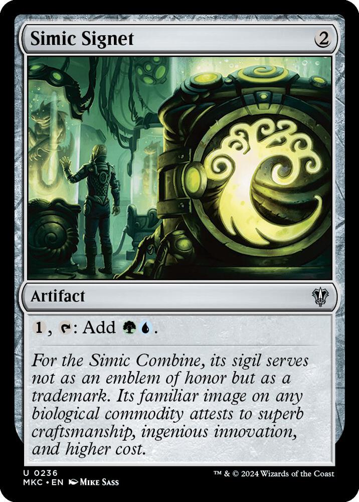 Simic Signet 236 card from Commander: Murders at Karlov Manor