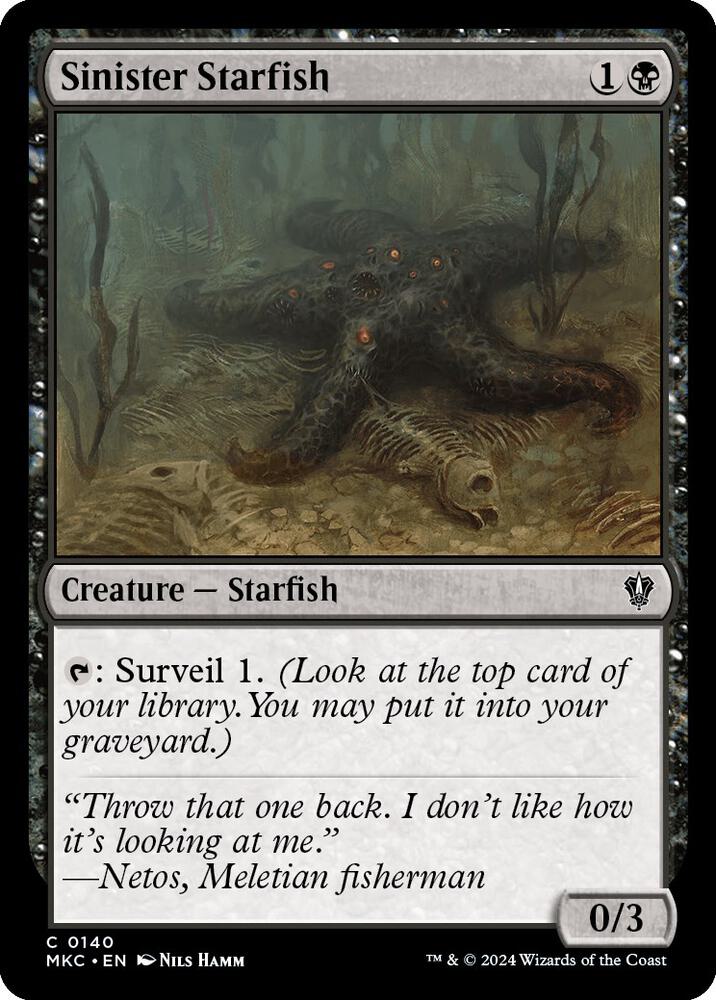 Sinister Starfish 140 card from Commander: Murders at Karlov Manor