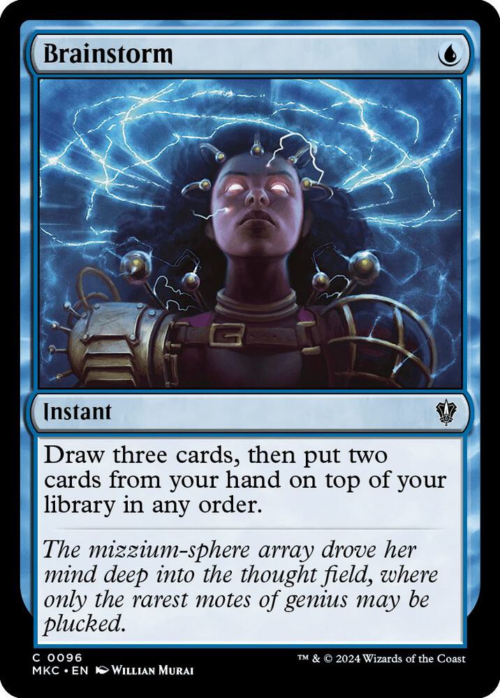 Brainstorm 96 card from Commander: Murders at Karlov Manor
