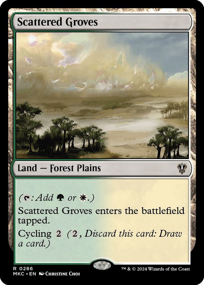 Scattered Groves 286 card from Commander: Murders at Karlov Manor