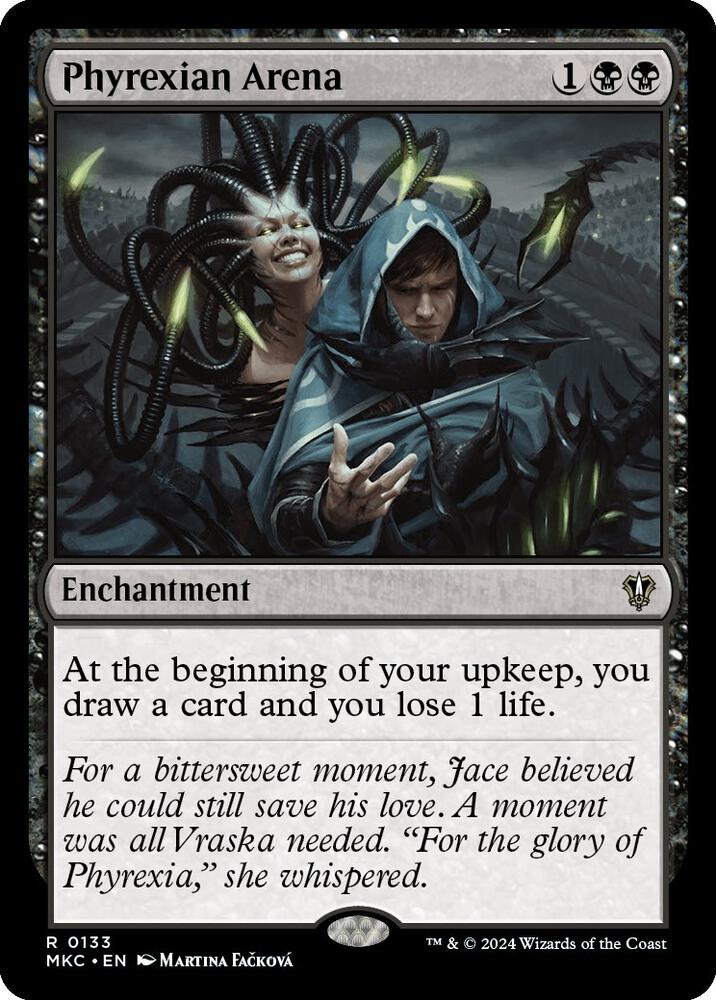 Phyrexian Arena 133 card from Commander: Murders at Karlov Manor