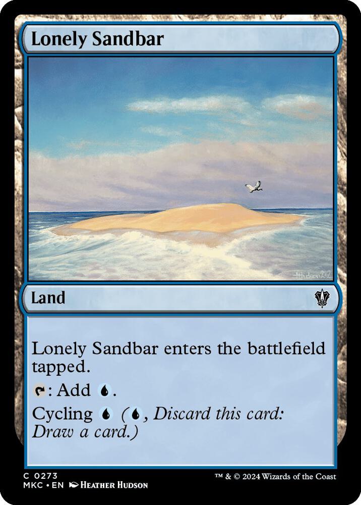 Lonely Sandbar 273 card from Commander: Murders at Karlov Manor