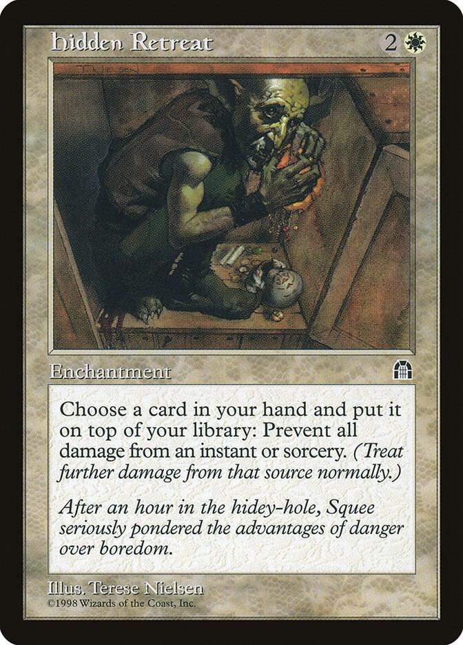 Hidden Retreat card from Stronghold